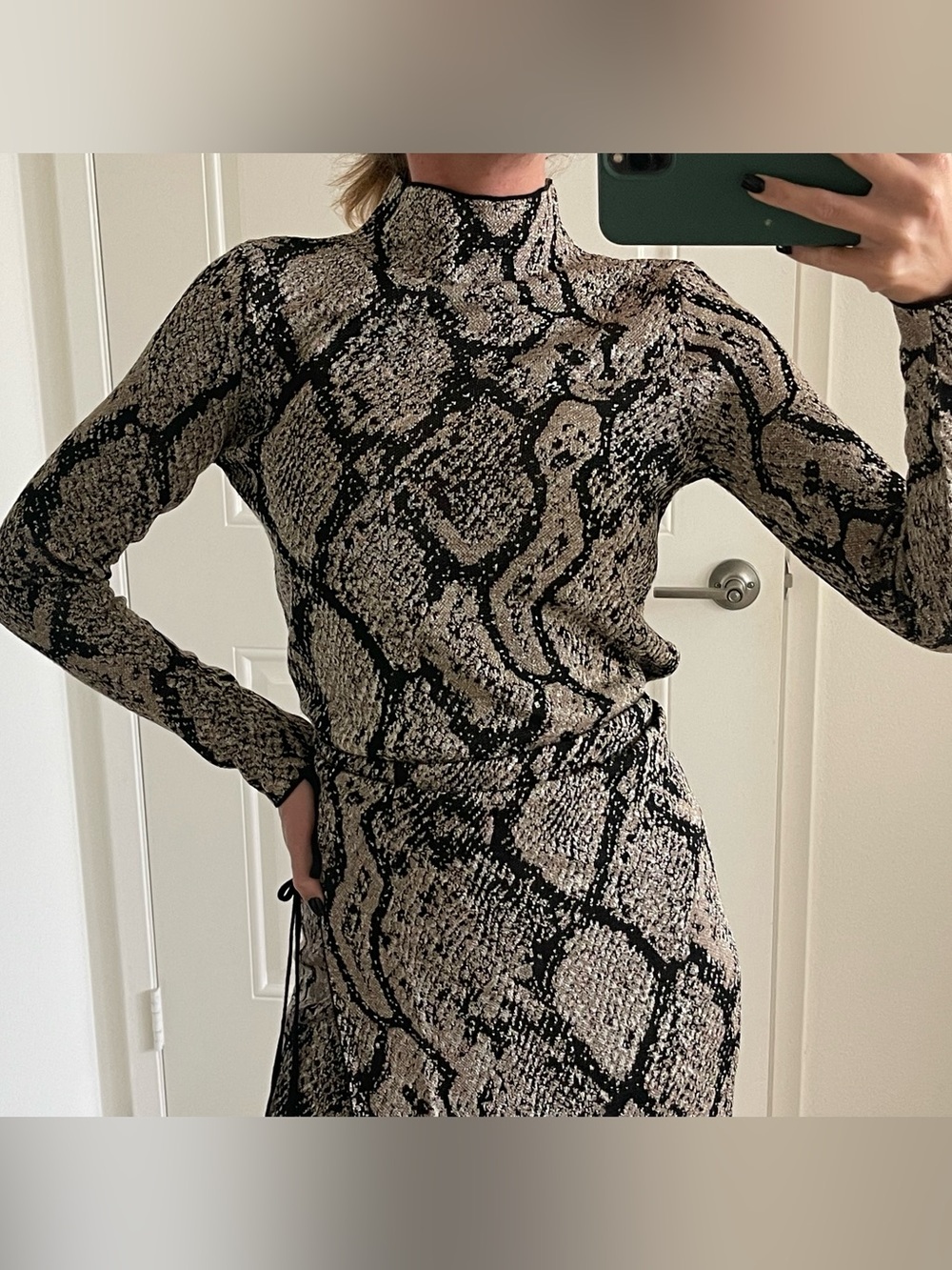 ZARA METALLIC TOP